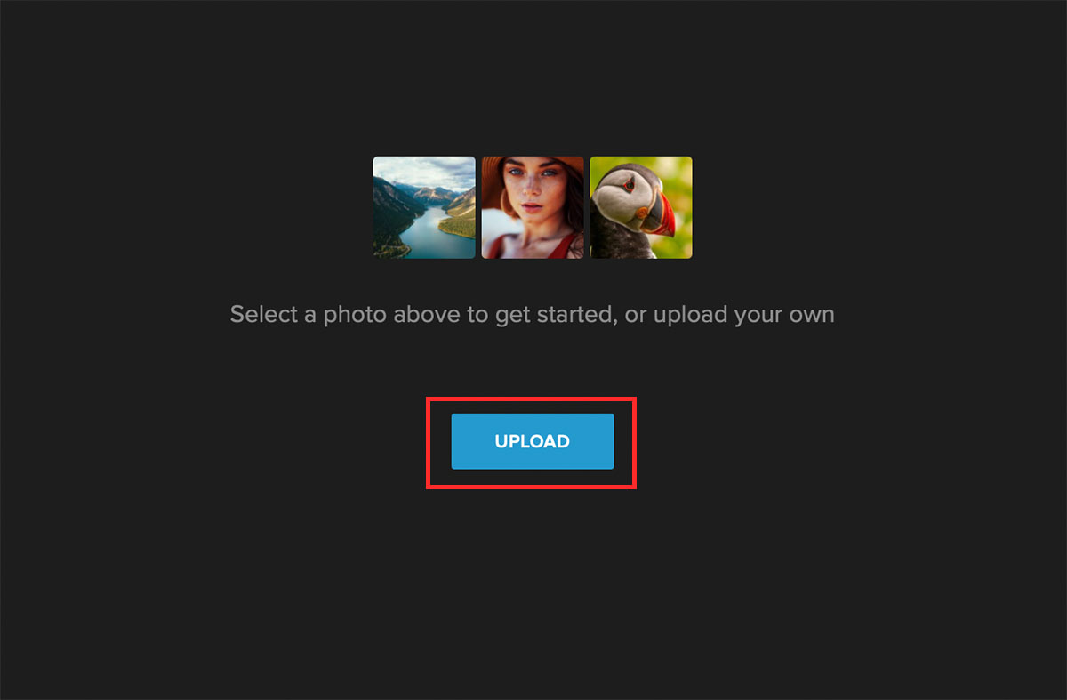 uploading image to Colorcinch