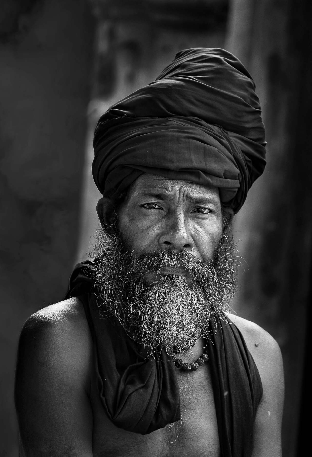 black and white portrait photography