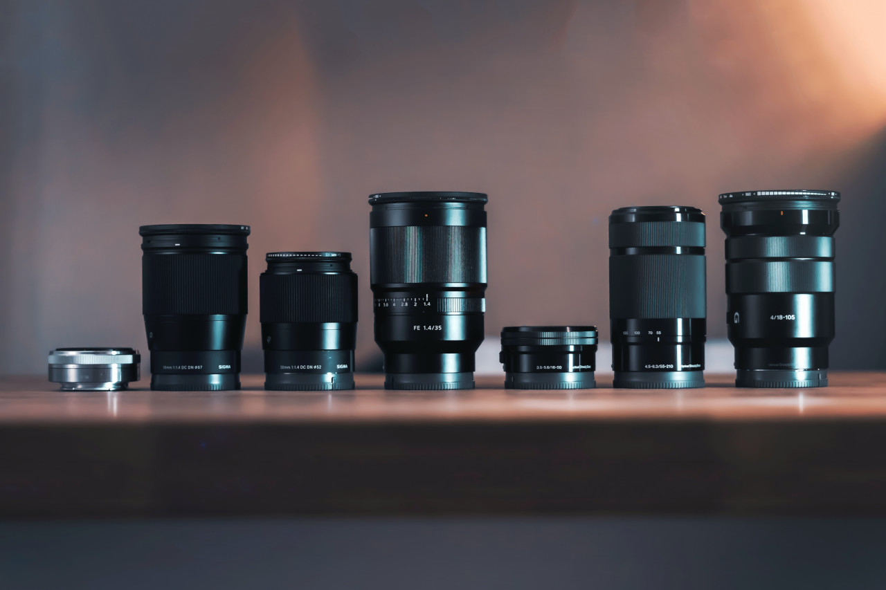 array of lenses