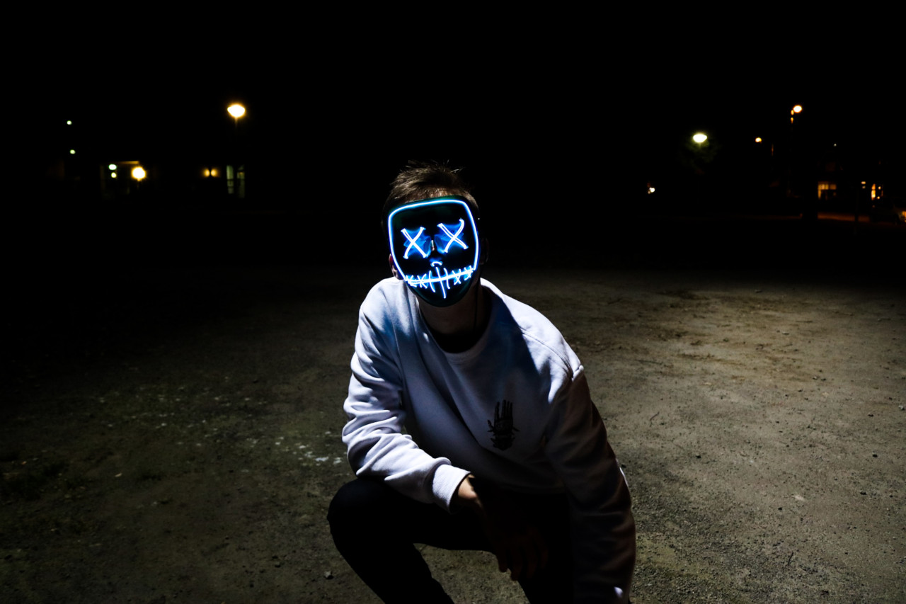 light painting portrait