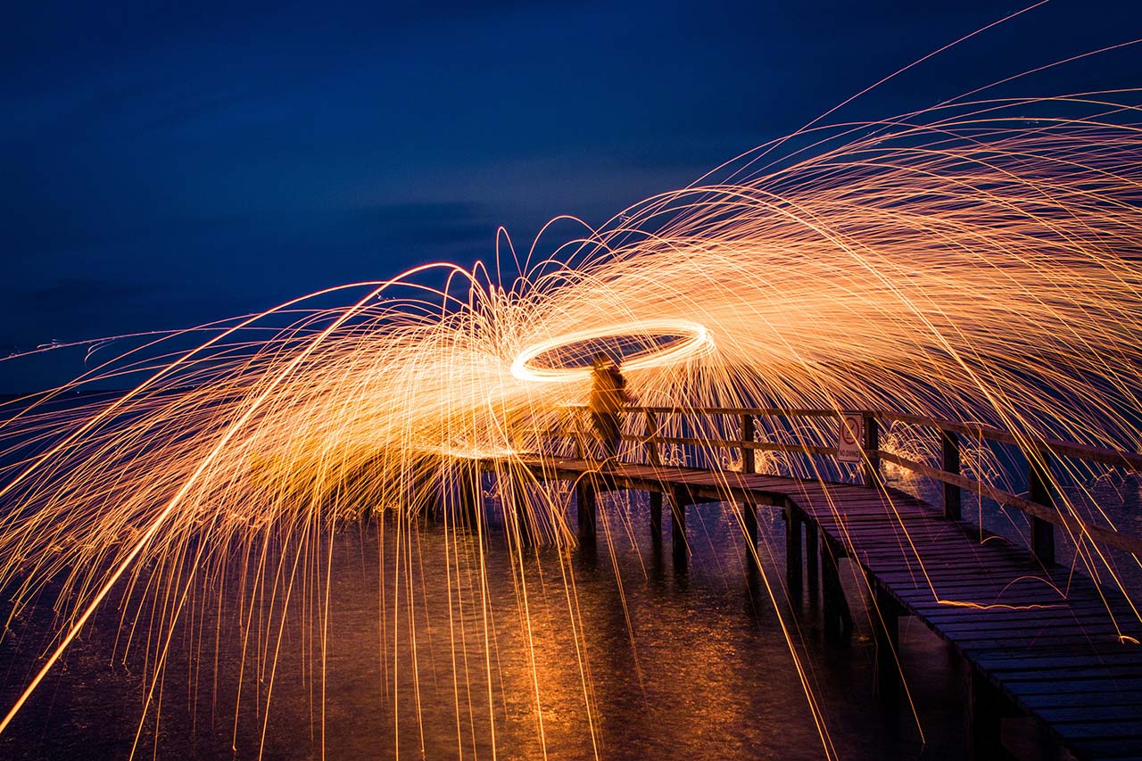 steel wool photography