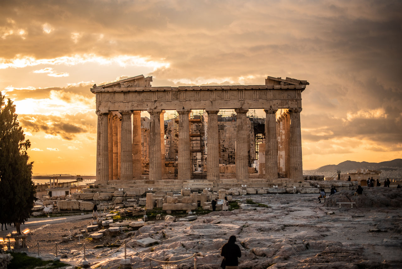 Parthenon at the Acropolis of Athens