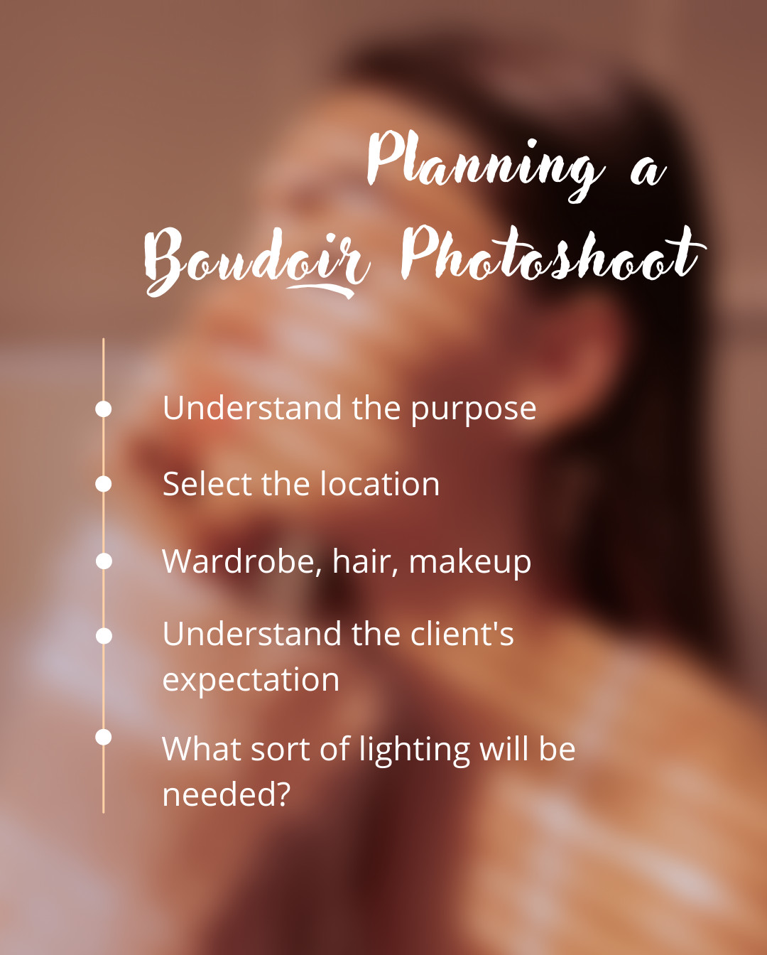 boudoir photography planning