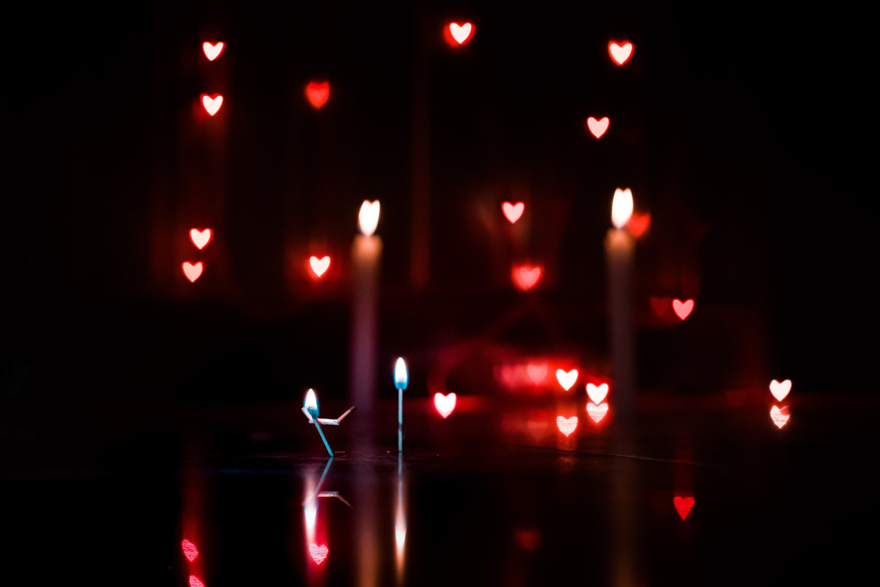 creative bokeh in a photo