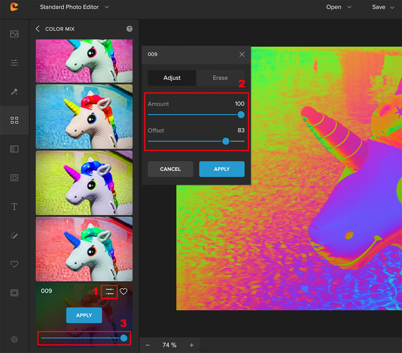 multi color nft maker settings