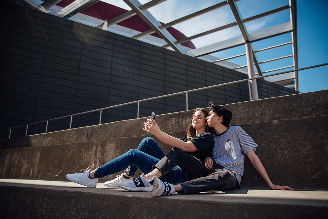 Fashion portrait of two friends posing. modern lifestyle.two stylish sexy  hipster girls best friends ready for party.Two young girl friends standing  together and having fun. Stock Photo by ©zamuruev 152716916