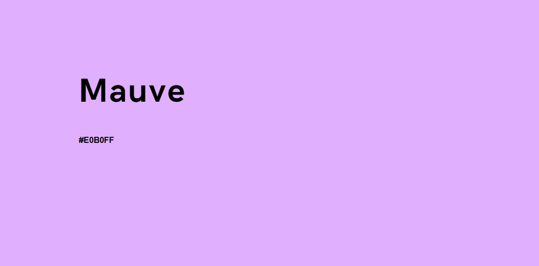 mauve color