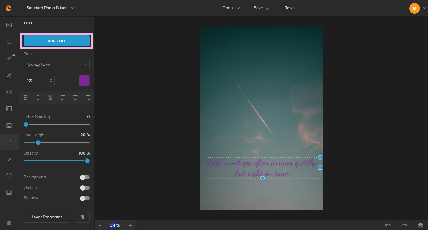 colorcinch photo text editor