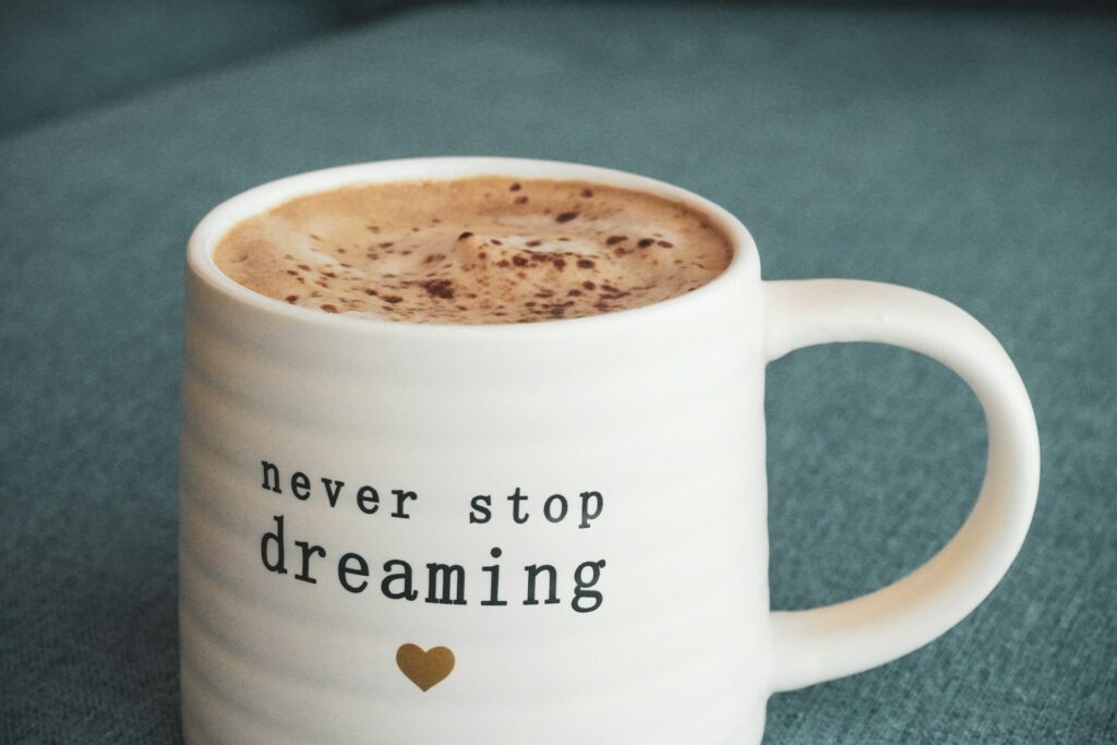 never stop dreaming image quote