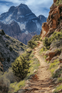 rugged mountain landscape