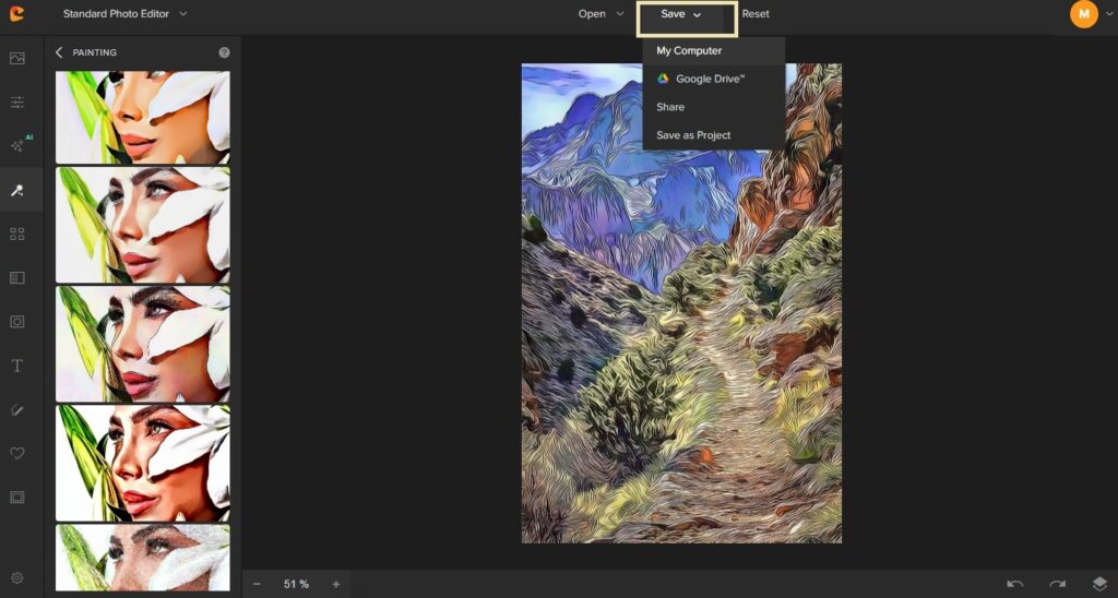 colorcinch save photo
