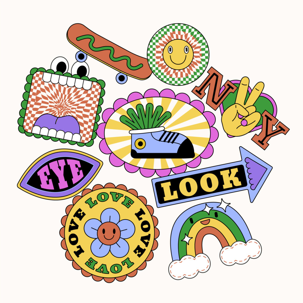 sticker arts playful