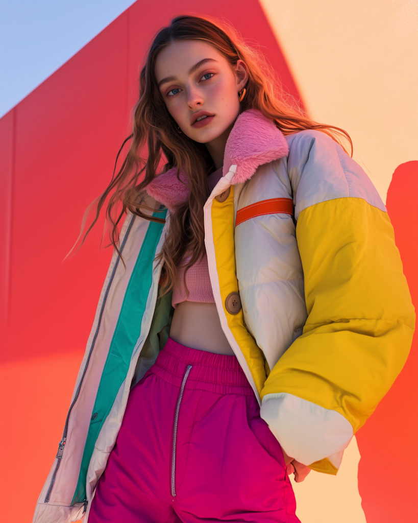 Fashion Forward Portrait -pop of color