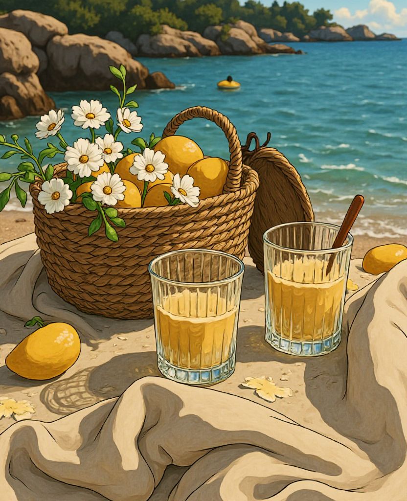 ghibli summer scene by colorcinch