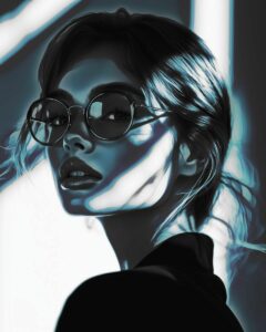 girl posterized