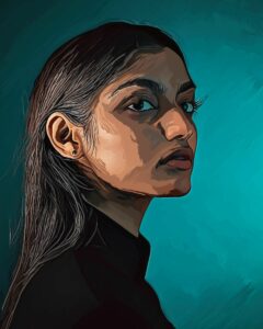 portrait oil painting